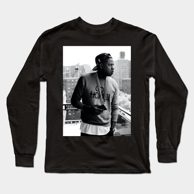 Jay-Z I 1969 Long Sleeve T-Shirt by Nakscil